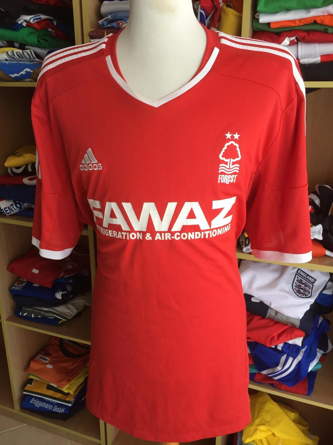 maillot équipe de nottingham forest domicile 2014-2015 rétro