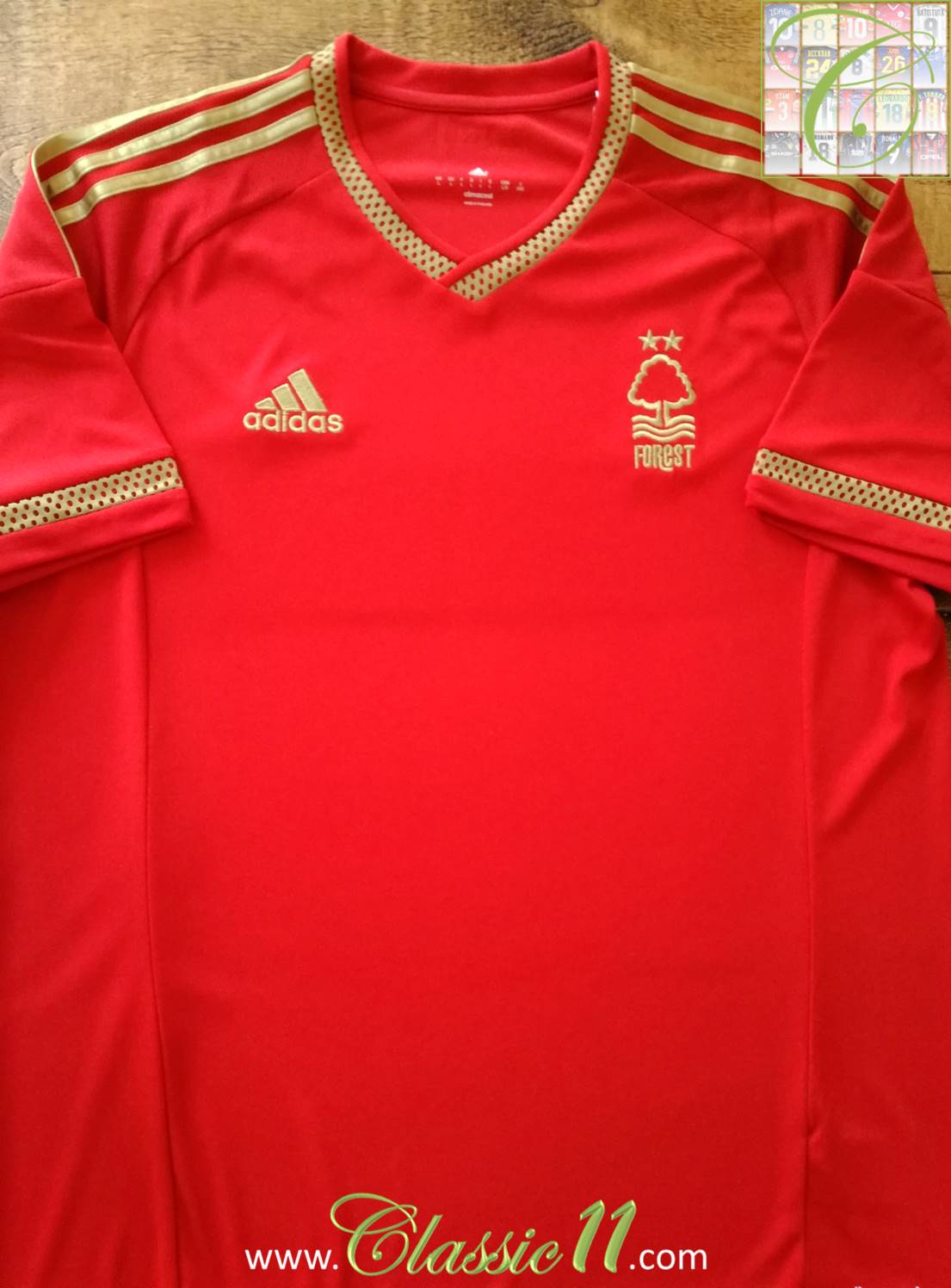 maillot équipe de nottingham forest domicile 2015-2016 rétro