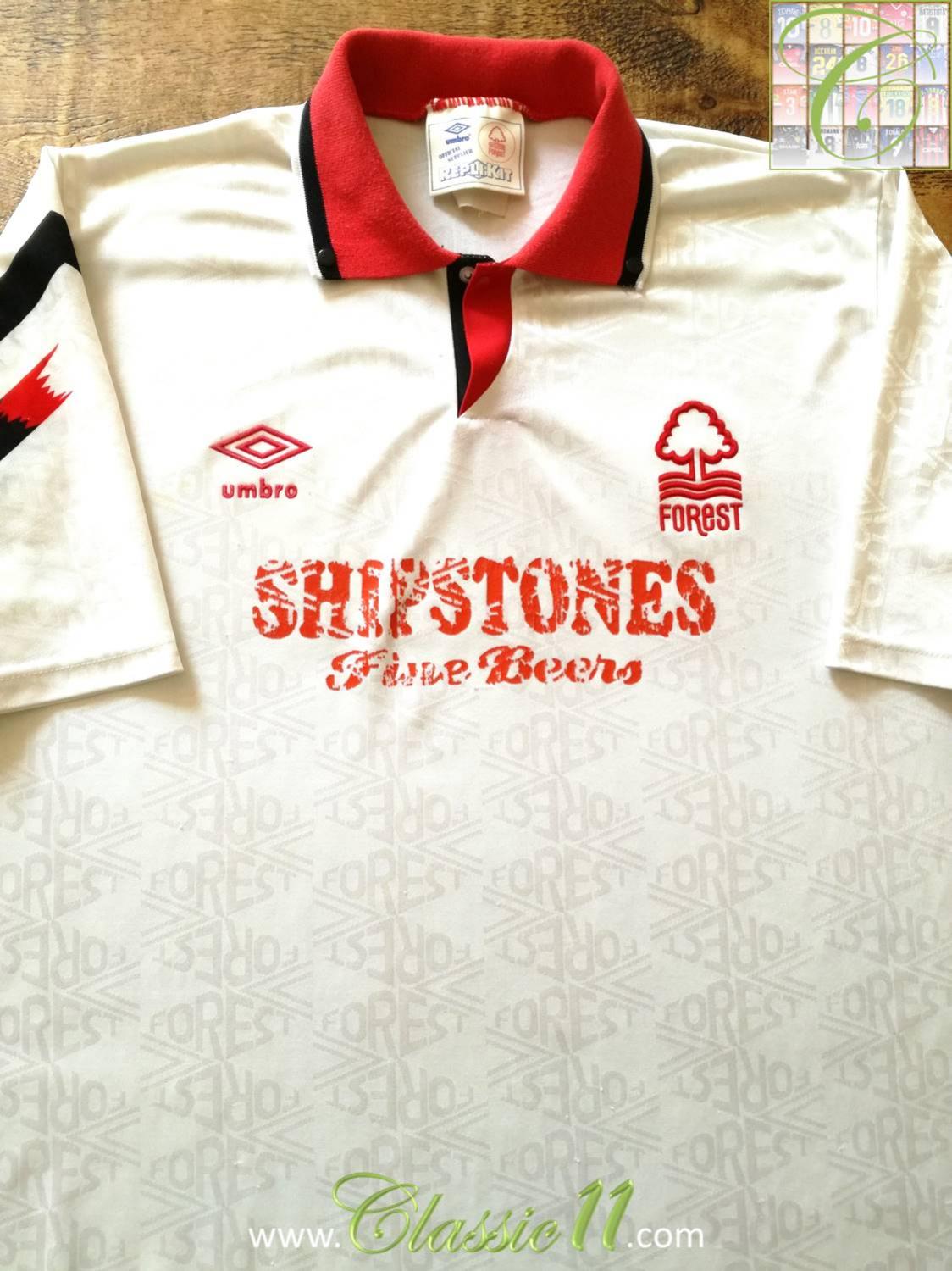 maillot équipe de nottingham forest exterieur 1991-1992 pas cher