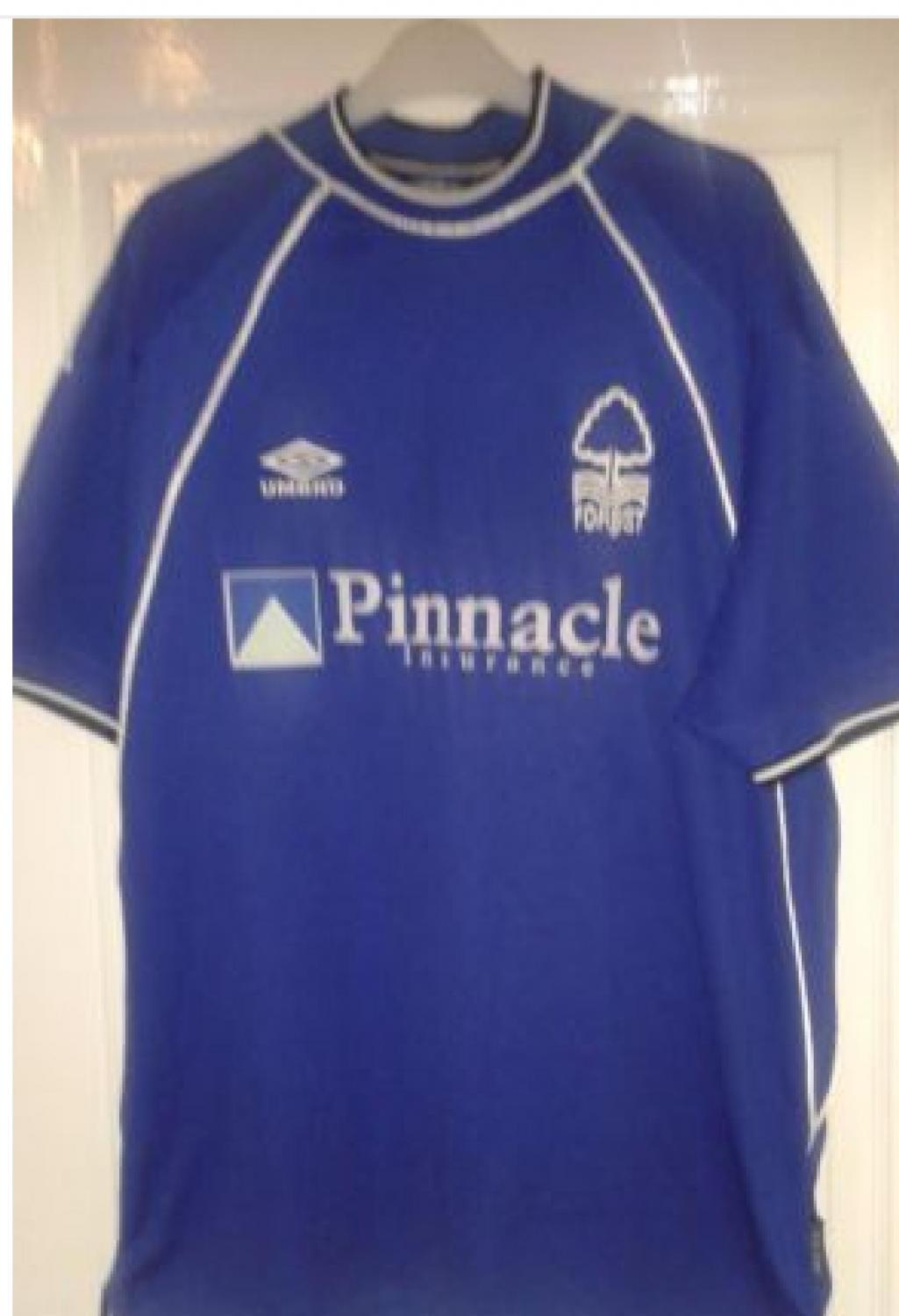 maillot équipe de nottingham forest exterieur 1999-2001 pas cher