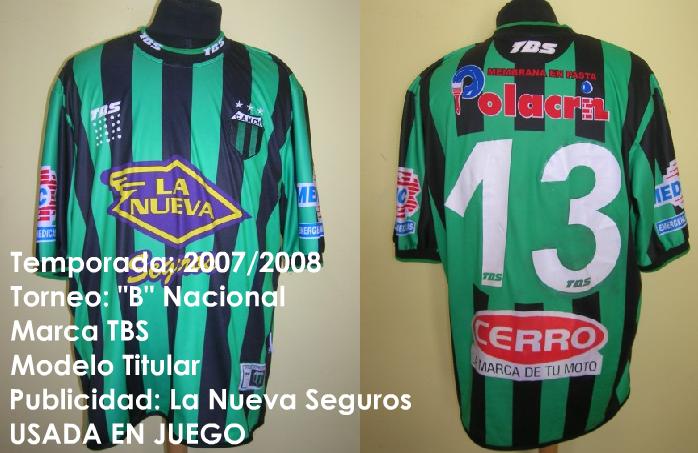 maillot équipe de nueva chicago domicile 2007-2008 rétro