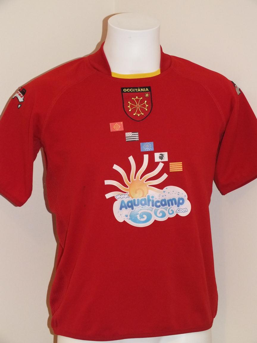 maillot équipe de occitanie domicile 2007 pas cher