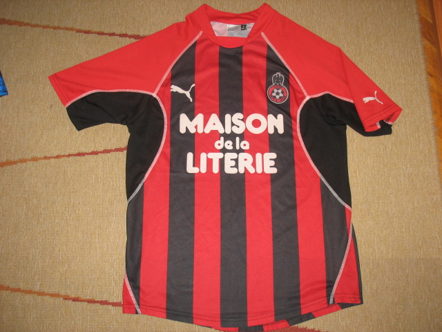 maillot équipe de ogc nice domicile 2002-2003 pas cher