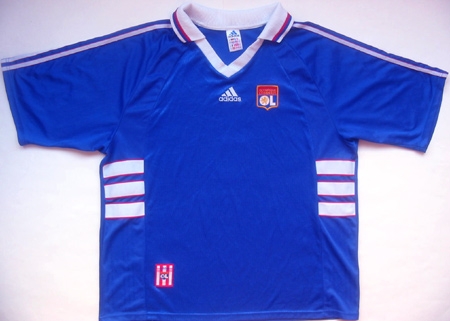 maillot équipe de ol exterieur 1998-2000 rétro