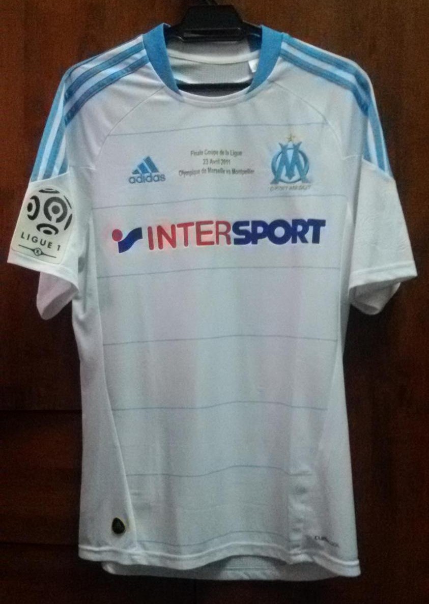 maillot équipe de om réplique 2010-2011 rétro
