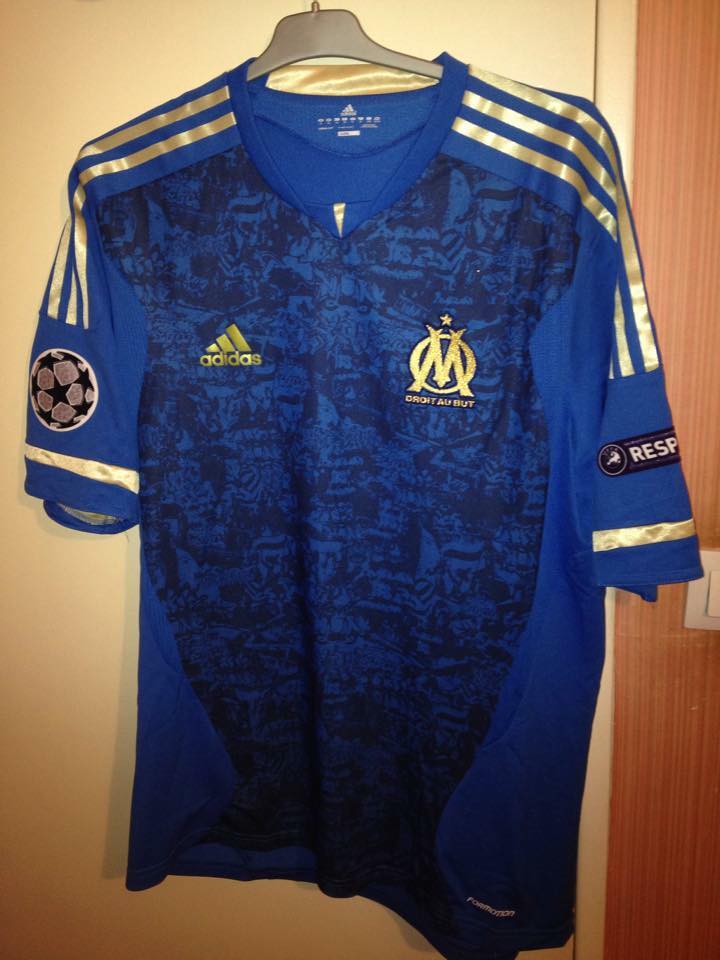 maillot équipe de om réplique 2011-2012 rétro