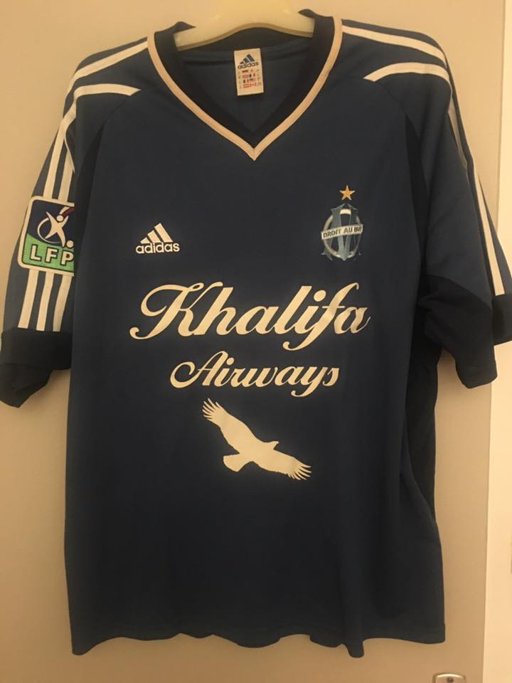 maillot équipe de om third 2002-2003 rétro