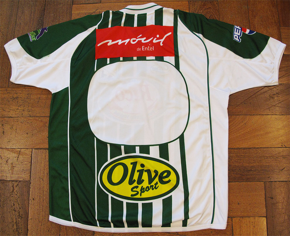 maillot équipe de oriente petrolero domicile 2005 rétro