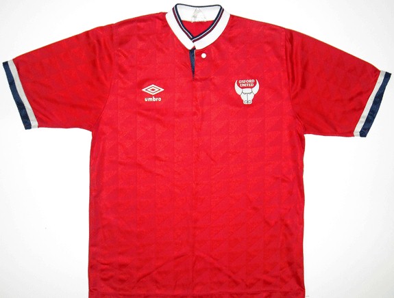 maillot équipe de oxford united fc exterieur 1988-1989 rétro