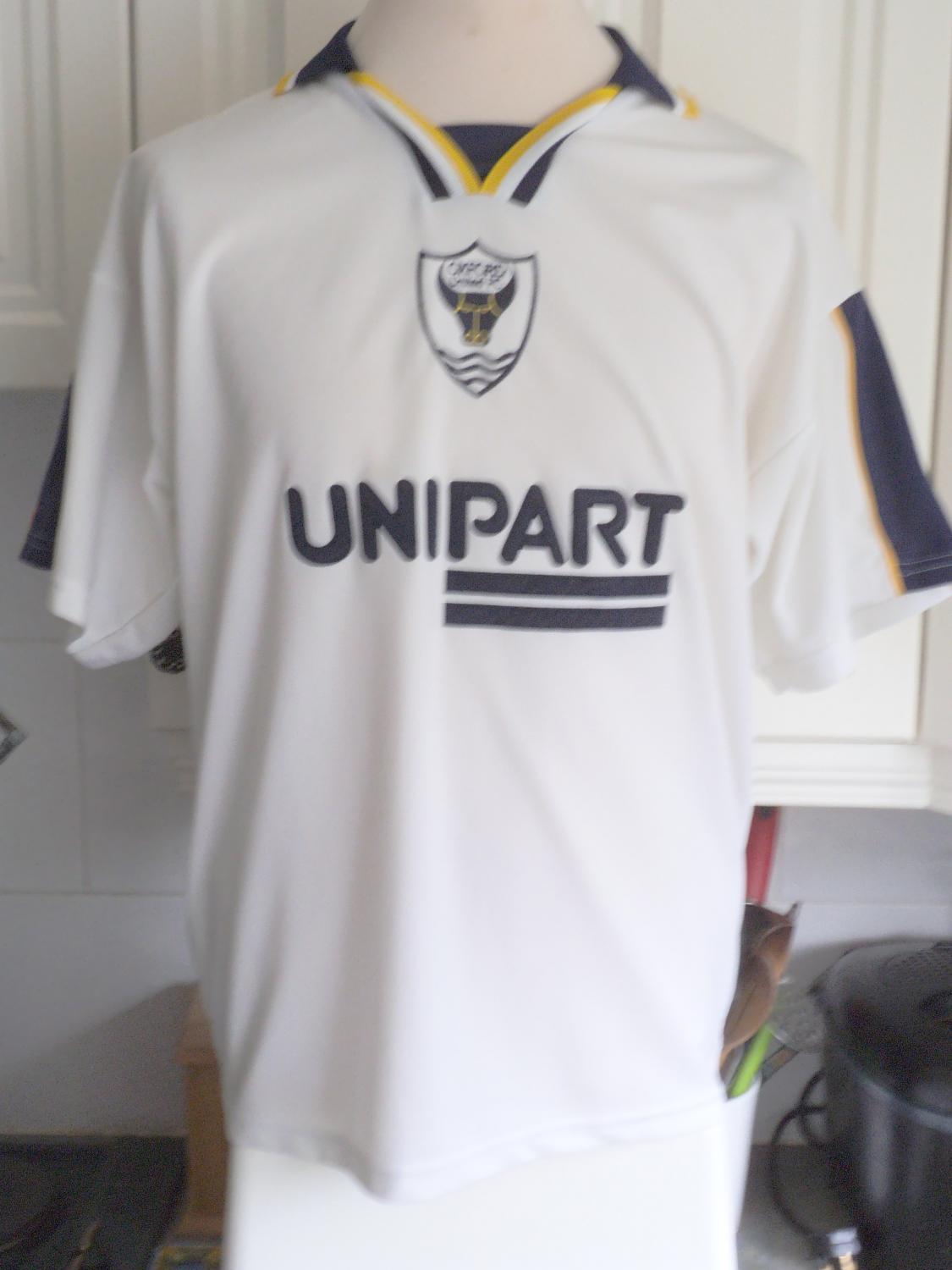 maillot équipe de oxford united fc exterieur 1997-1998 rétro