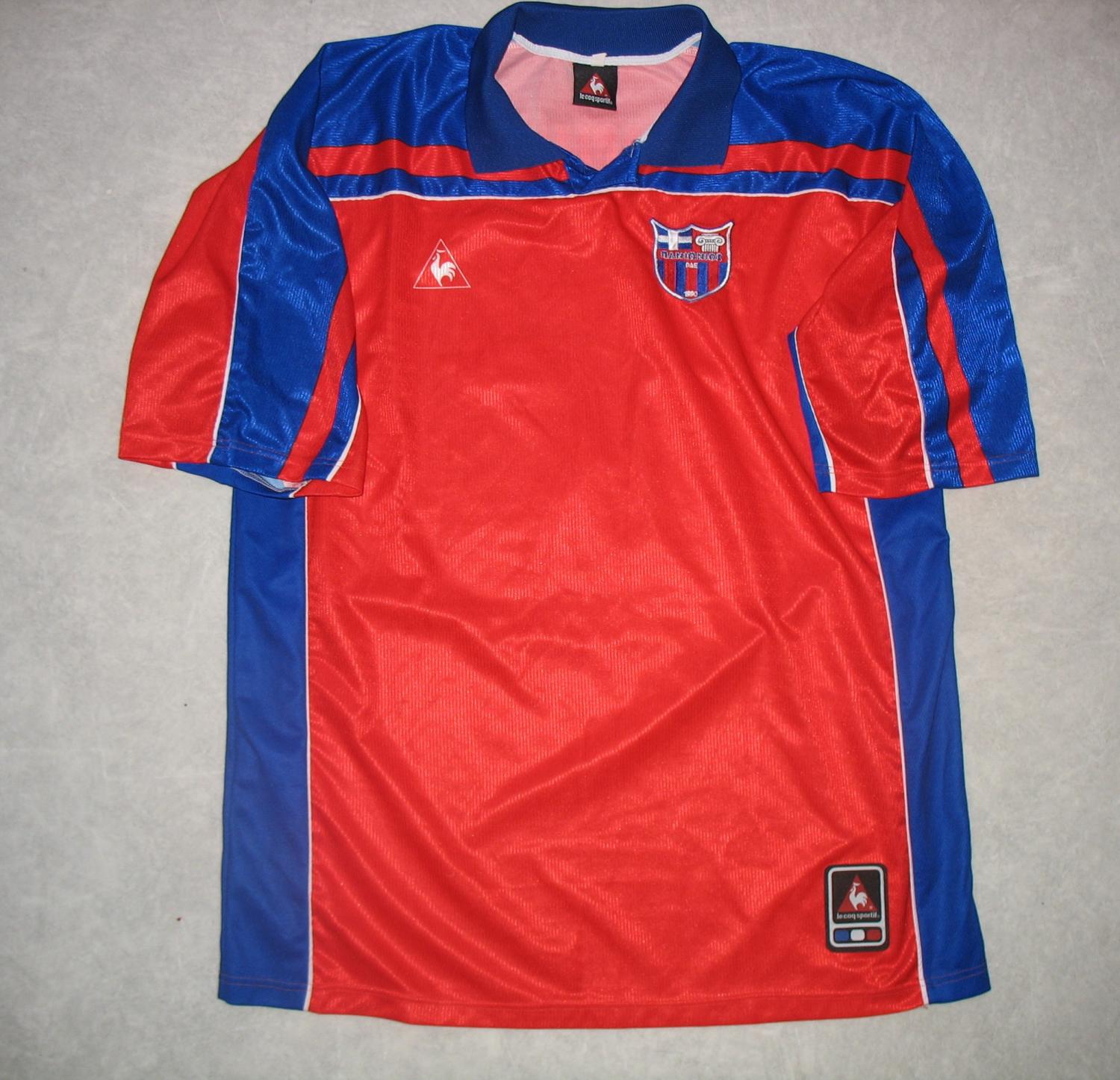 maillot équipe de paniónios gss domicile 2001-2002 rétro