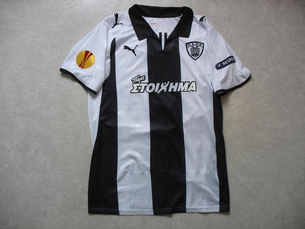 maillot équipe de paok salonique domicile 2009-2010 pas cher