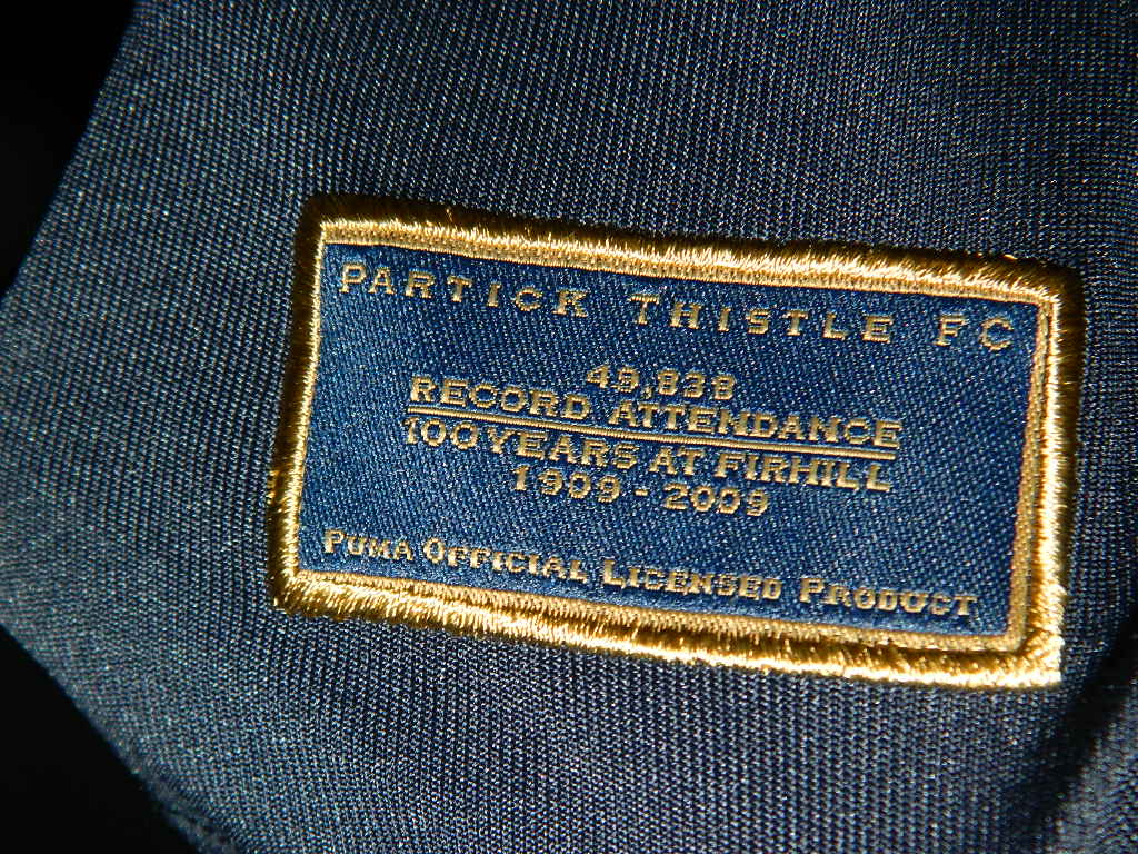 maillot équipe de partick thistle fc particulier 2009 rétro