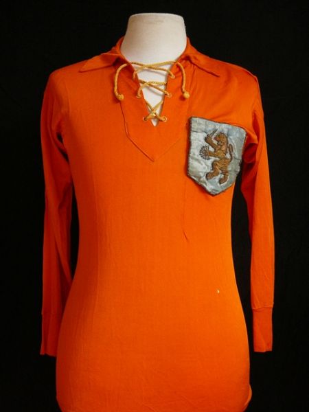 maillot équipe de pays-bas domicile 1928-1958 rétro