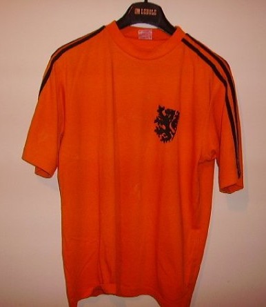 maillot équipe de pays-bas domicile 1976 rétro