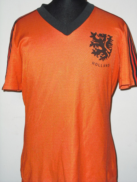 maillot équipe de pays-bas domicile 1979-1980 pas cher
