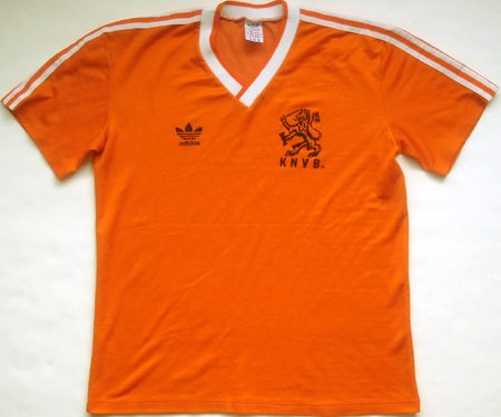 maillot équipe de pays-bas domicile 1985-1988 pas cher