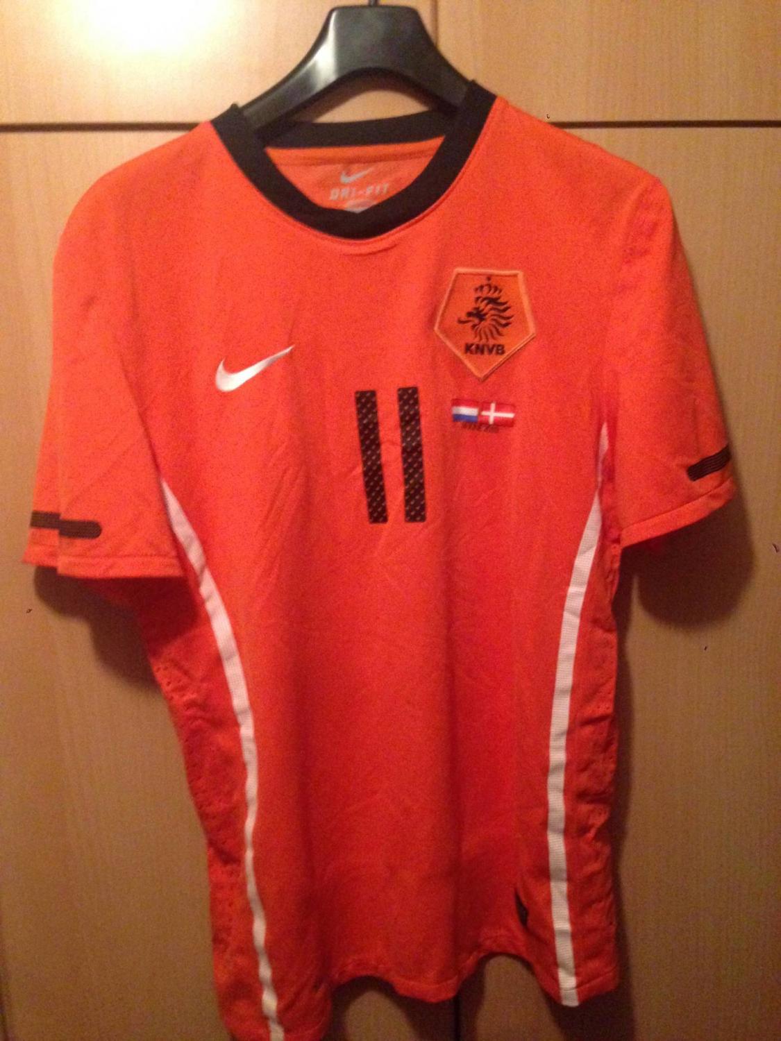 maillot équipe de pays-bas domicile 2010-2012 pas cher