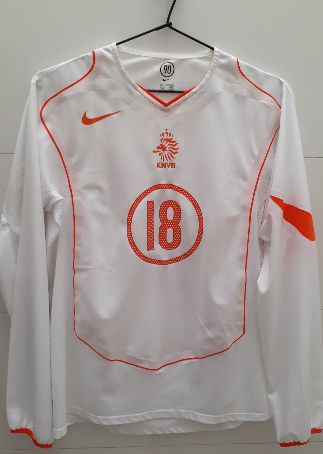 maillot équipe de pays-bas exterieur 2004-2006 pas cher