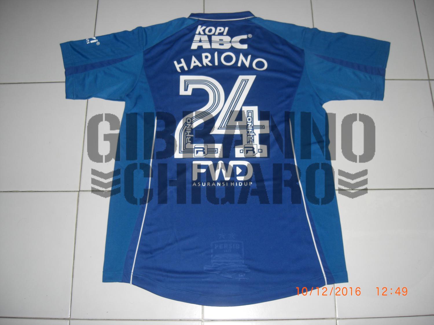 maillot équipe de persib bandung domicile 2016 rétro