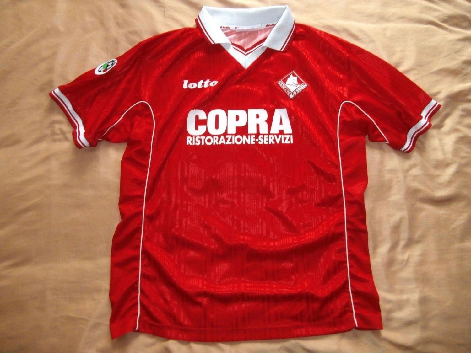 maillot équipe de piacenza calcio domicile 1998-1999 rétro