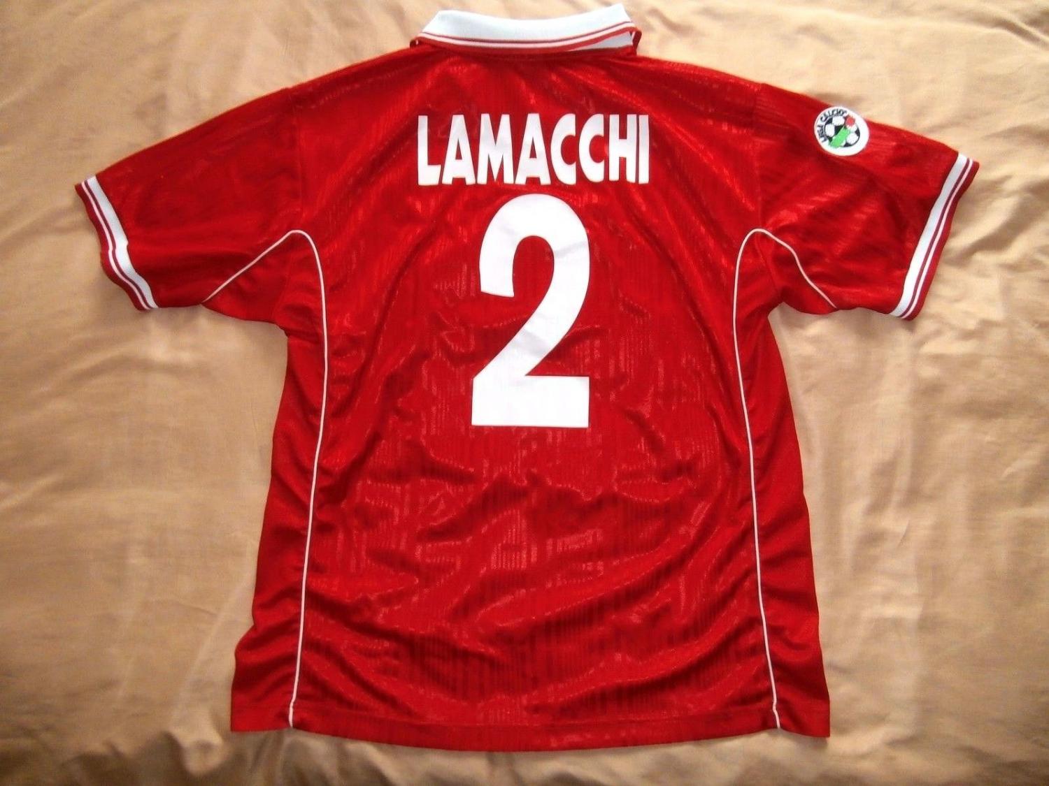 maillot équipe de piacenza calcio domicile 1998-1999 rétro