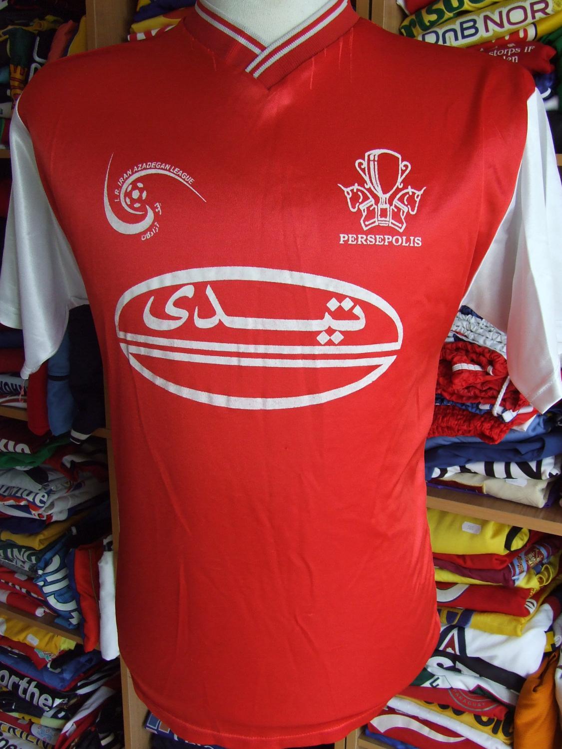 maillot équipe de pirouzi téhéran domicile 2001-2002 pas cher