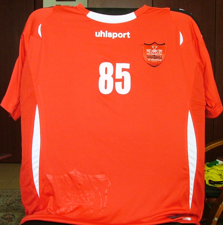 maillot équipe de pirouzi téhéran domicile 2012-2013 pas cher