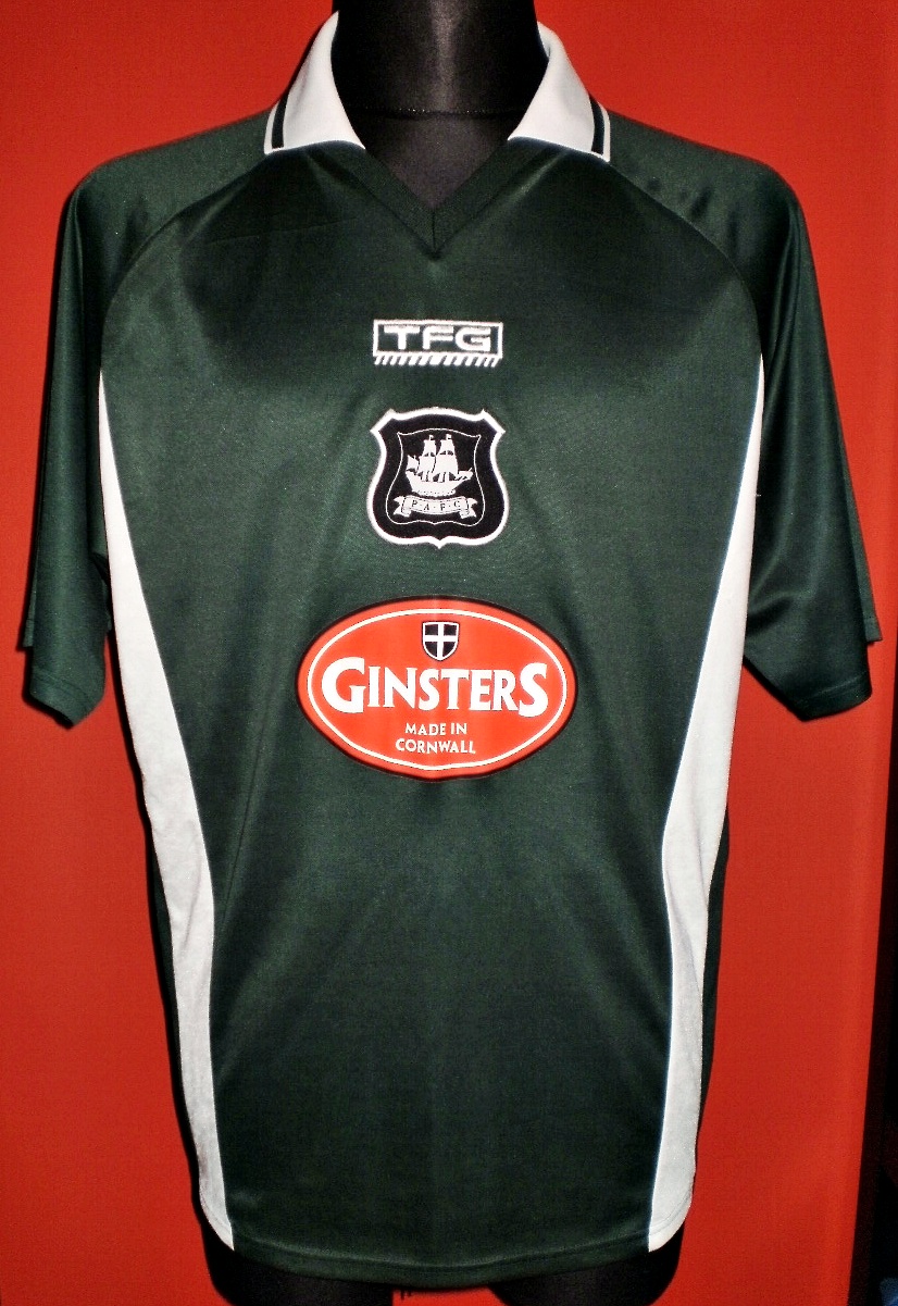 maillot équipe de plymouth argyle fc domicile 2003-2005 pas cher