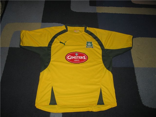 maillot équipe de plymouth argyle fc exterieur 2007-2008 pas cher