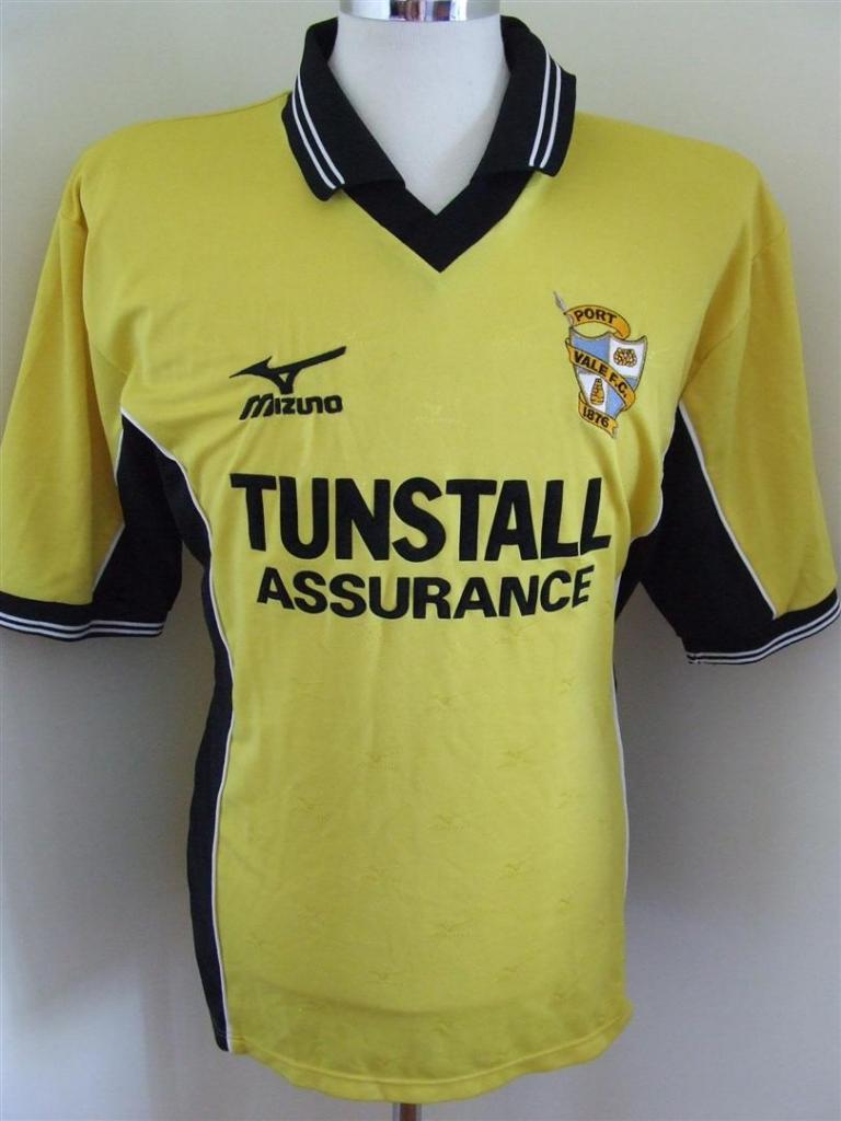 maillot équipe de port vale fc exterieur 2000-2001 pas cher