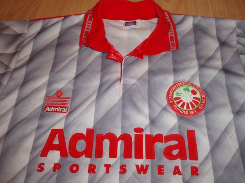 maillot équipe de portadown fc exterieur 1991-1992 rétro