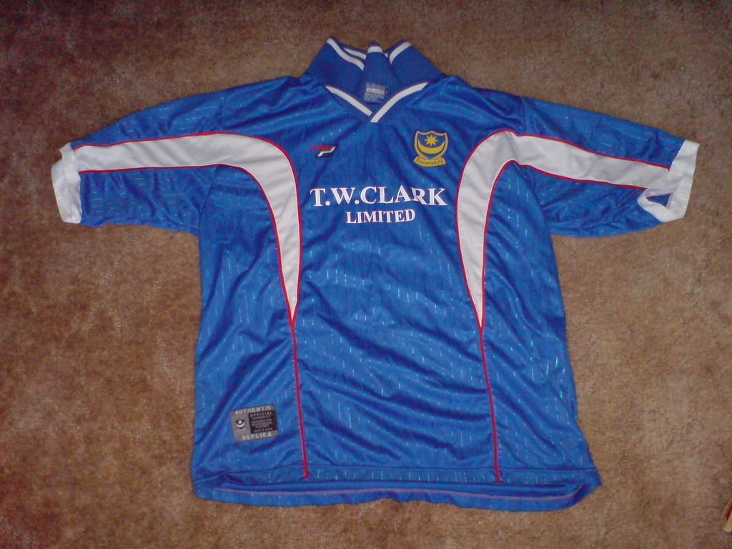 maillot équipe de portsmouth particulier 2003-2004 rétro