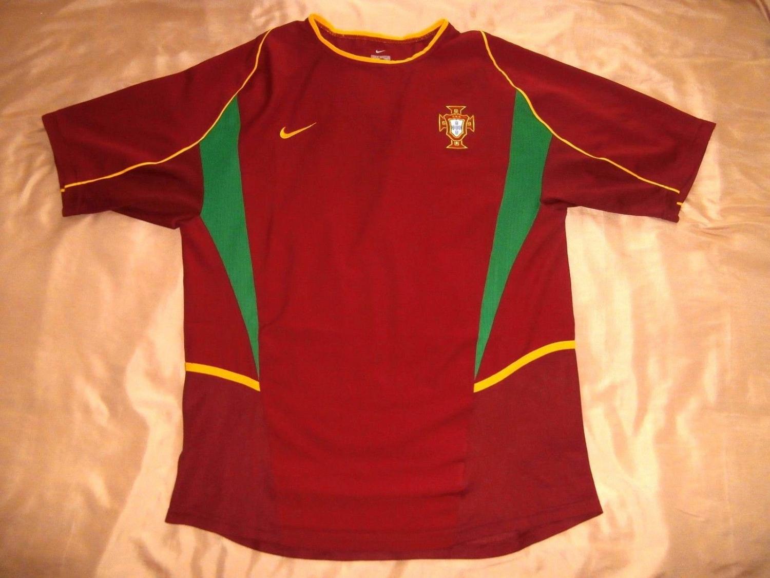 maillot équipe de portugal domicile 2002-2004 pas cher