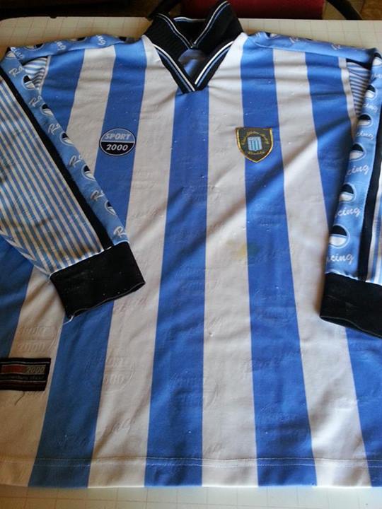 maillot équipe de racing de córdoba domicile 2000-2001 pas cher