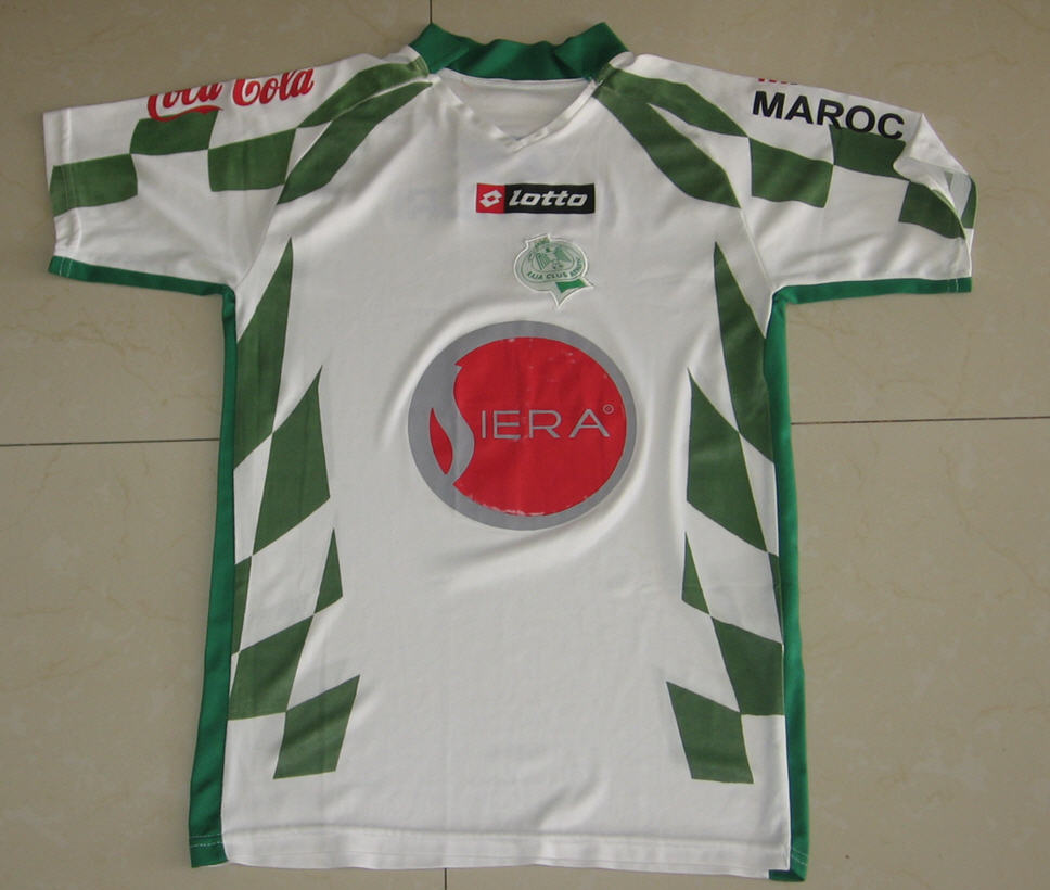 maillot équipe de raja de casablanca domicile 2008-2009 pas cher