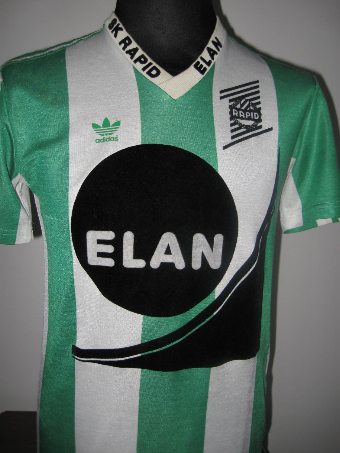 maillot équipe de rapid vienne domicile 1980-1981 rétro