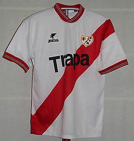 maillot équipe de rayo vallecano domicile 1998-1999 rétro