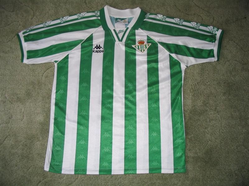 maillot équipe de real betis domicile 1995-1997 pas cher