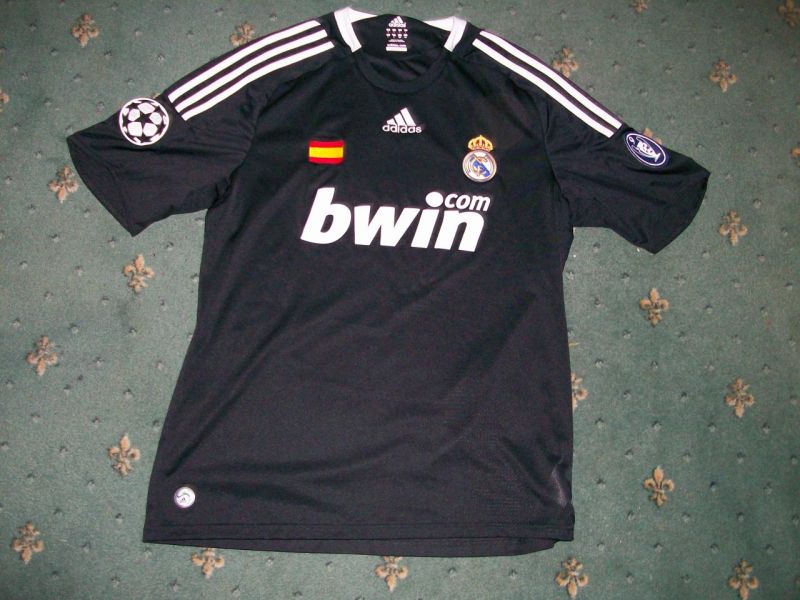 maillot équipe de real madrid third 2008-2009 pas cher