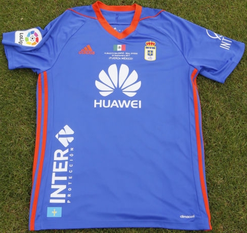 maillot équipe de real oviedo domicile 2017-2018 rétro