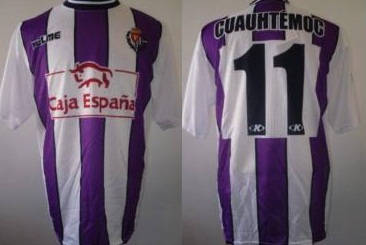 maillot équipe de real valladolid domicile 1999-2001 rétro