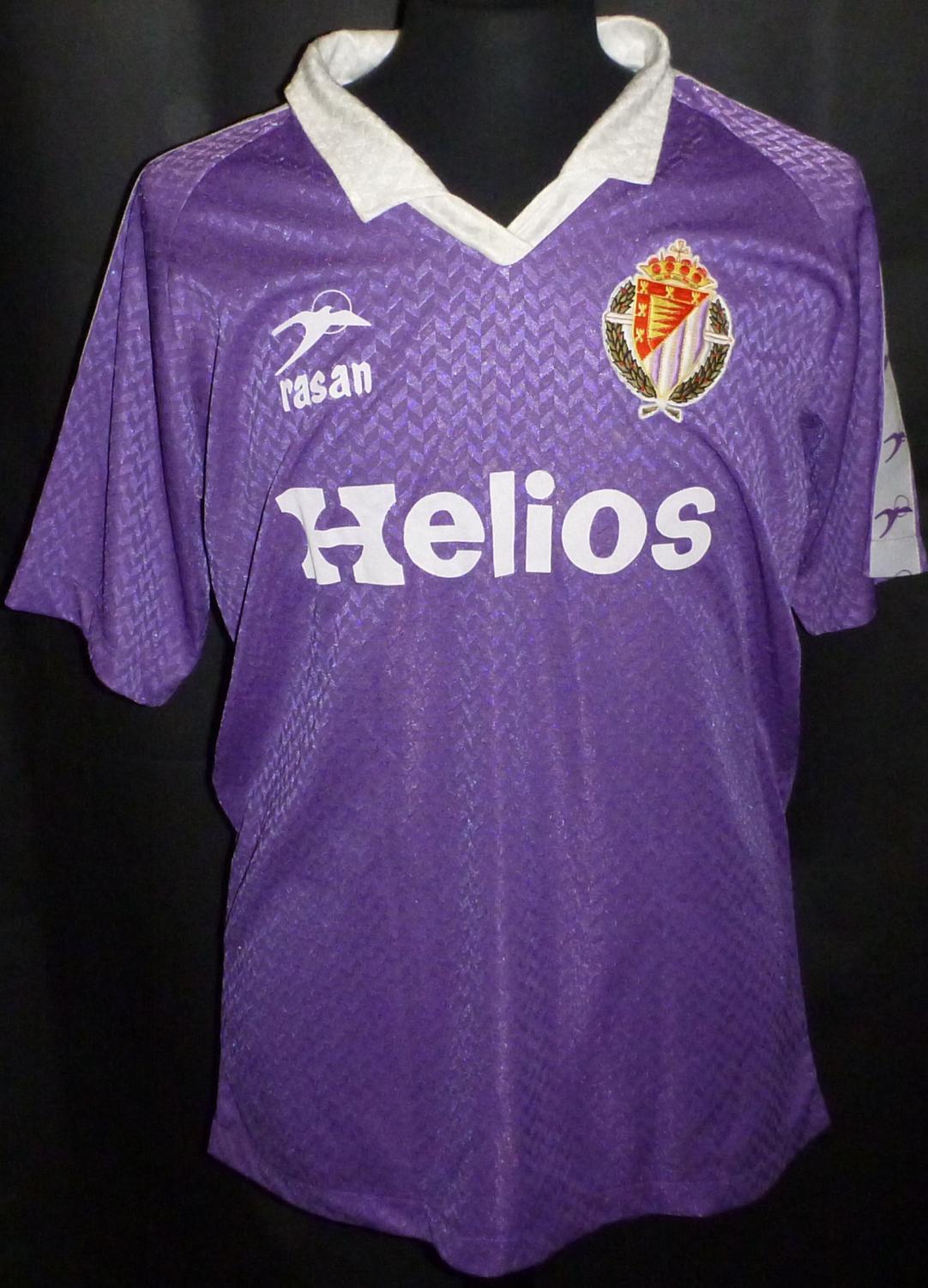 maillot équipe de real valladolid exterieur 1990-1991 rétro