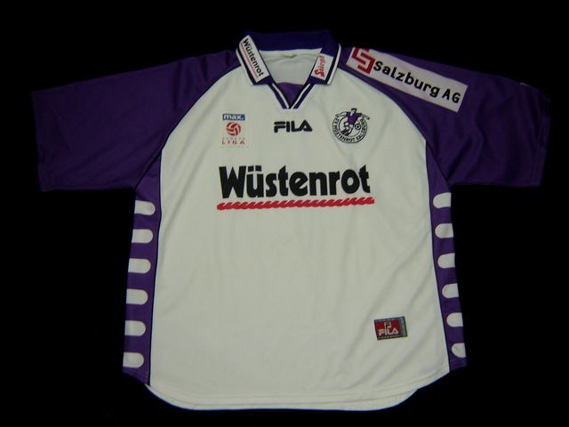 maillot équipe de red bull salzburgo domicile 2001-2002 rétro