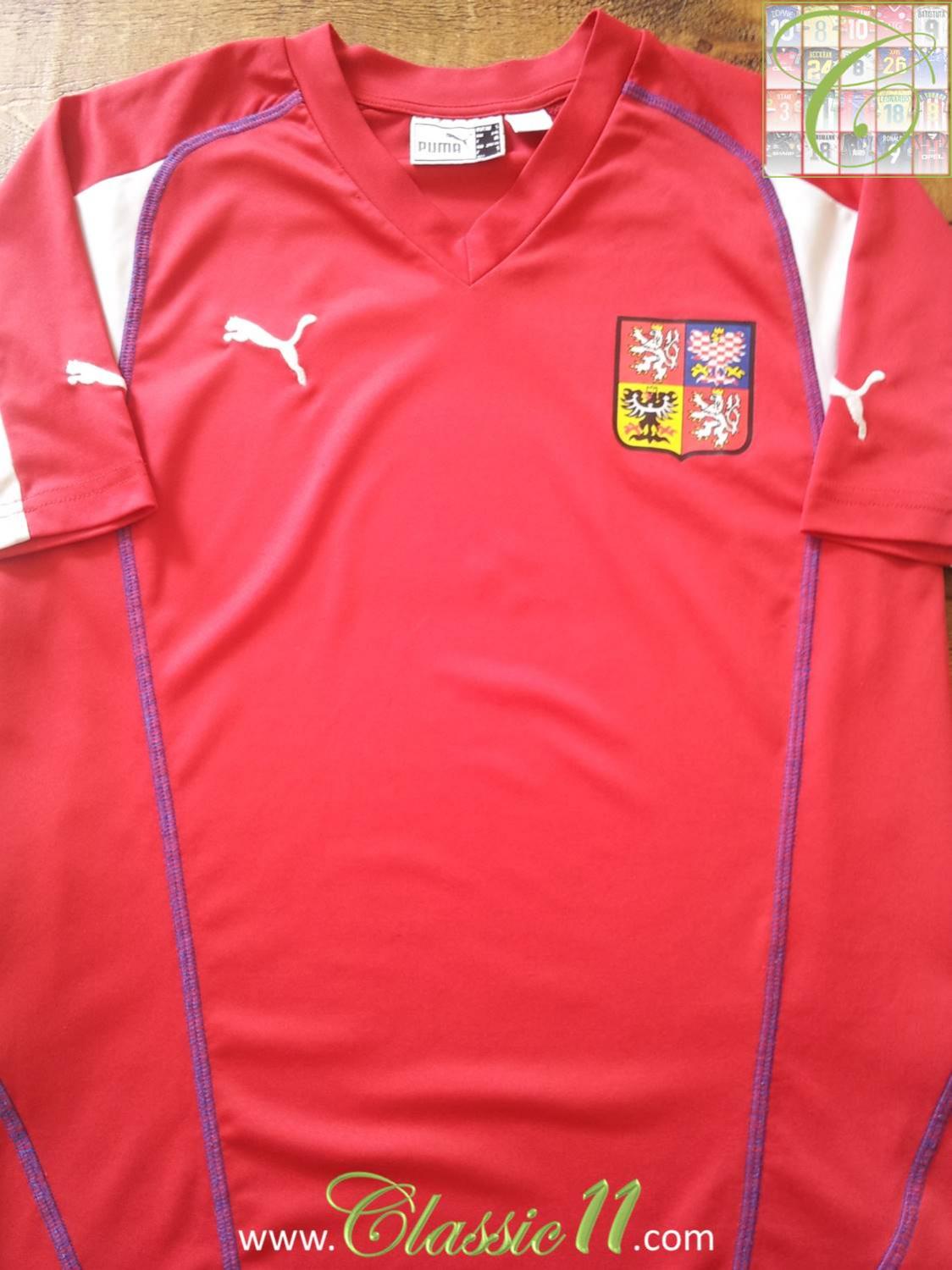 maillot équipe de république tchèque domicile 2003-2004 pas cher