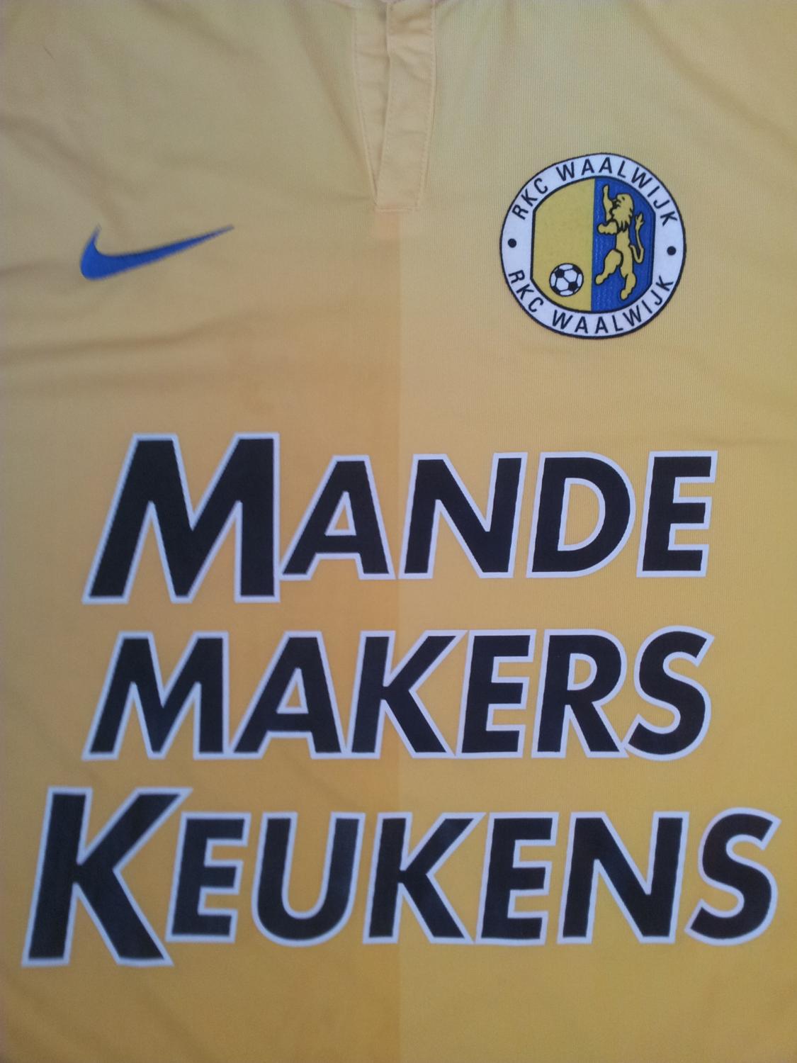 maillot équipe de rkc waalwijk domicile 2006-2007 rétro