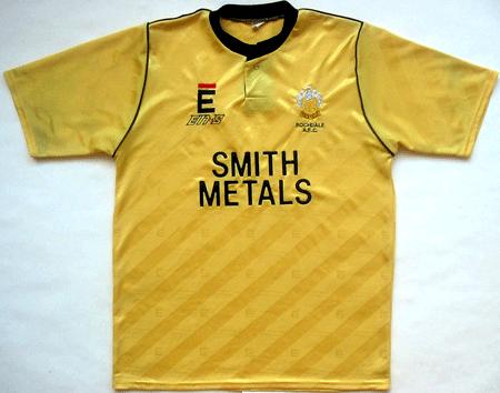 maillot équipe de rochdale afc exterieur 1991-1993 rétro