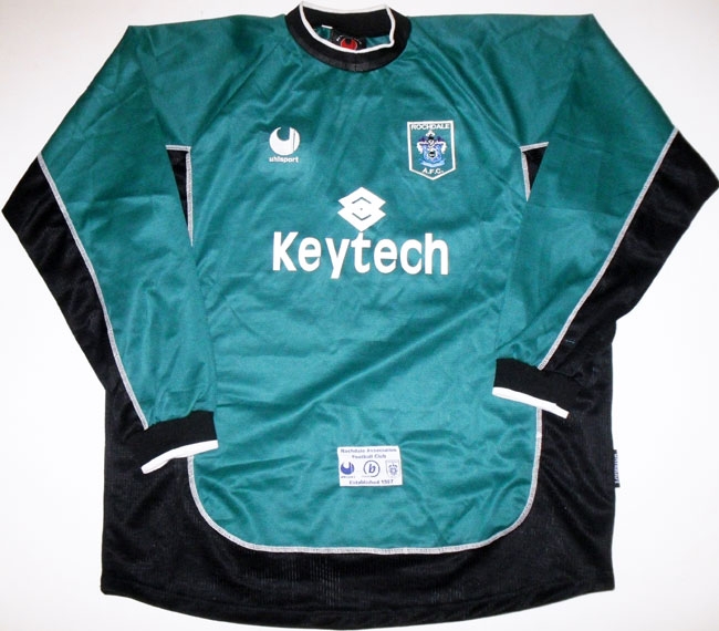 maillot équipe de rochdale afc gardien 2002-2004 pas cher