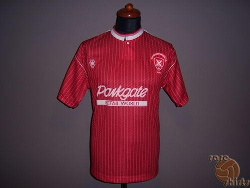 maillot équipe de rotherham united fc domicile 1988-1989 rétro