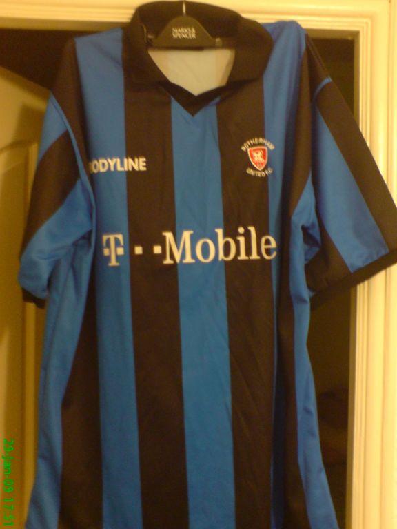 maillot équipe de rotherham united fc exterieur 2002-2003 rétro